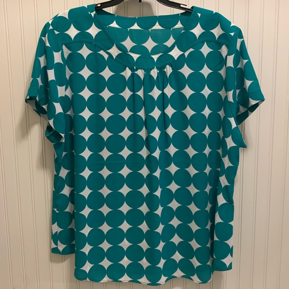 Van Heusen dot print blouse